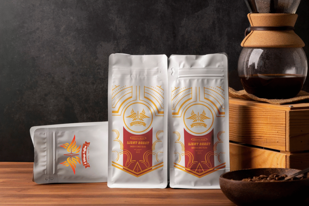 6 Wings Coffee Light Roast bag