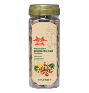 Roasted Salted Jumbo Cashews with Skin