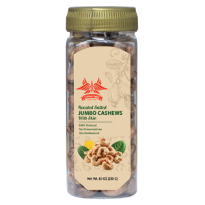 Roasted Salted Jumbo Cashews with Skin