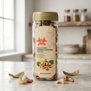 Roasted Salted Jumbo Cashews with Skin