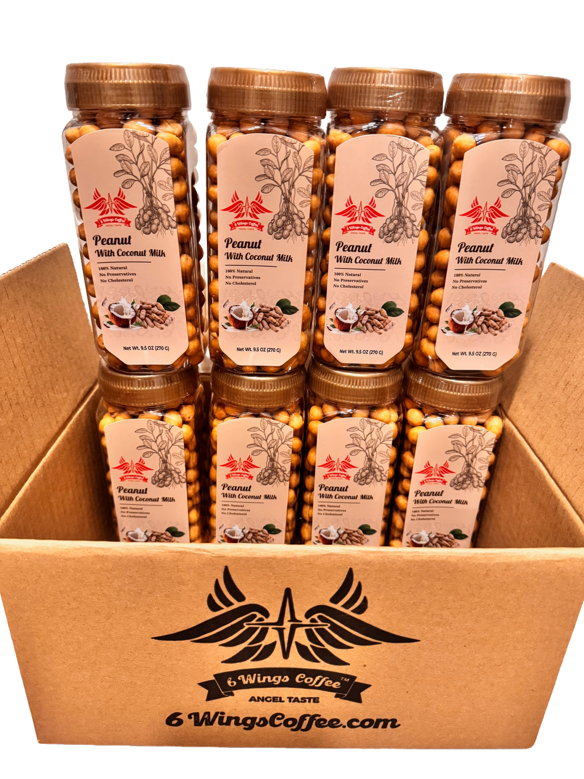 Roasted Peanuts with Coconut Milk 8 Signature Containers